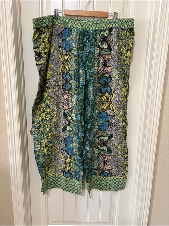 Anthropologie Other - Anthropologie Alexandra Farmer Secret Garden Floral Butterfly Pajama Pants